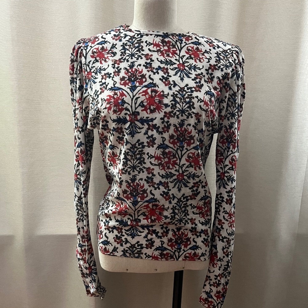 Isabel Marant silk floral blouse